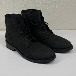 Thursday Boot Co Captain Lace Boots Black Leather Goodyear Welt Women’s Size 8